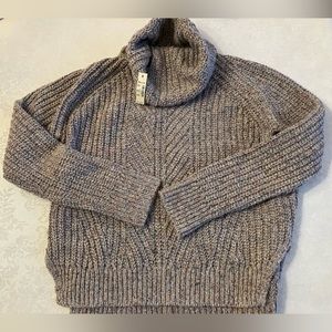 Madewell oversized grey/multicolor sweater